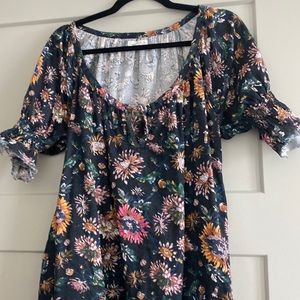 Natural Life cotton tie front dress